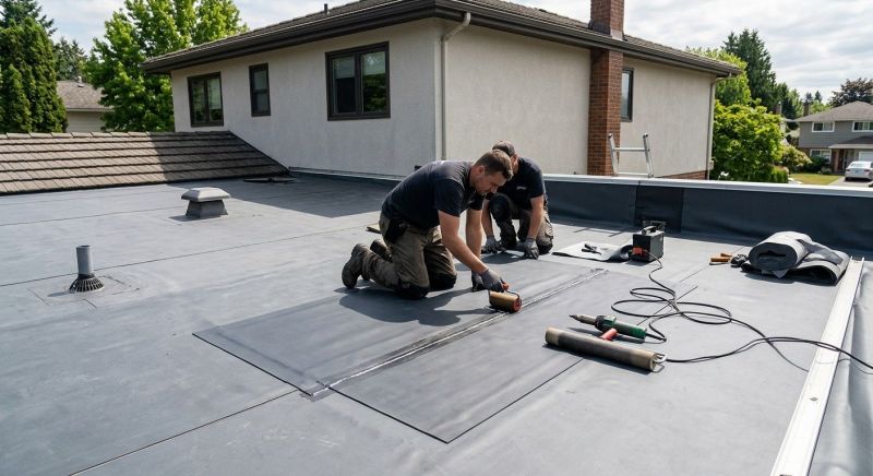 Rubber Roof Repair in Chagrin Falls, OH