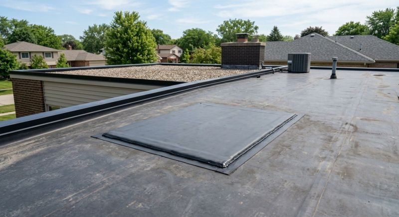 Rubber Roof Repair in Lake County, OH
