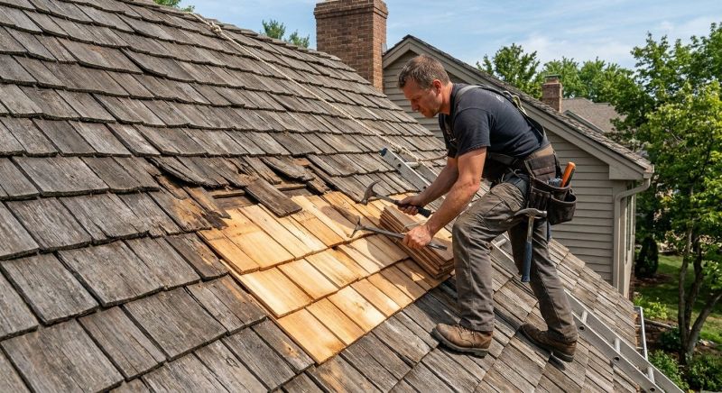 Shake Shingle Repair in Solon, OH