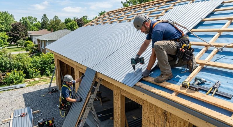 Sheet Roofing Installation in Lake County, OH