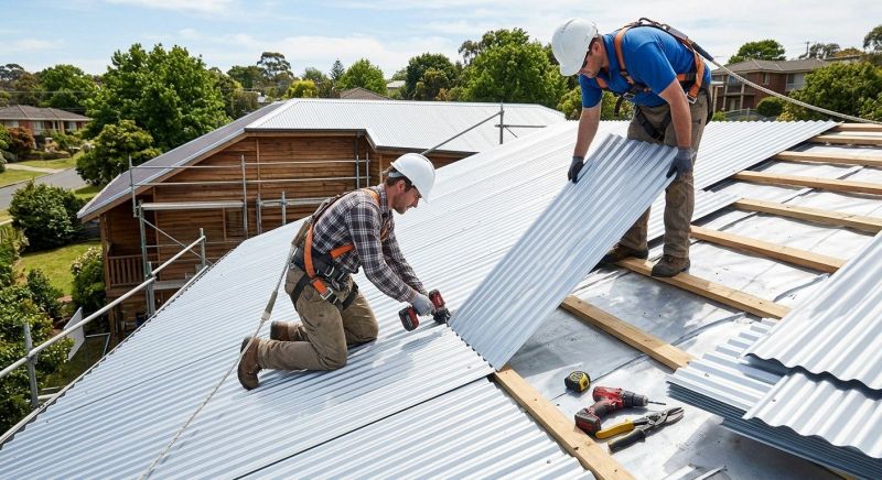 Sheet Roofing Installation in Perry, OH