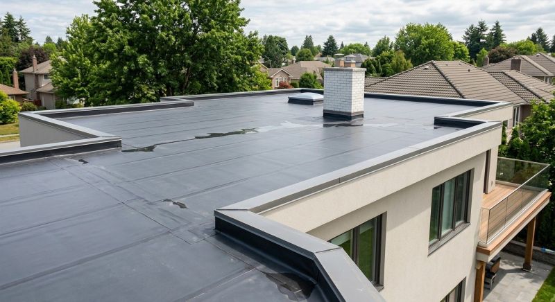 Single Ply Roof Installation in Montville, OH