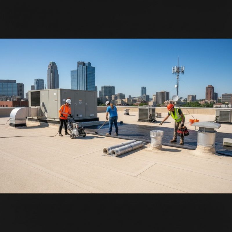 Single Ply Roof Repair in Newbury, OH