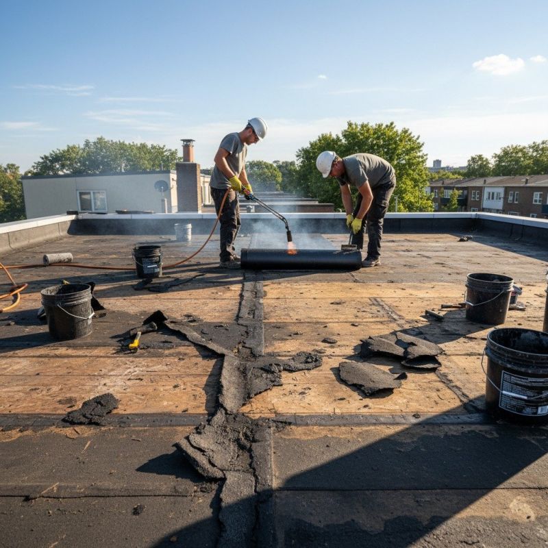 Single Ply Roof Repair in Perry, OH