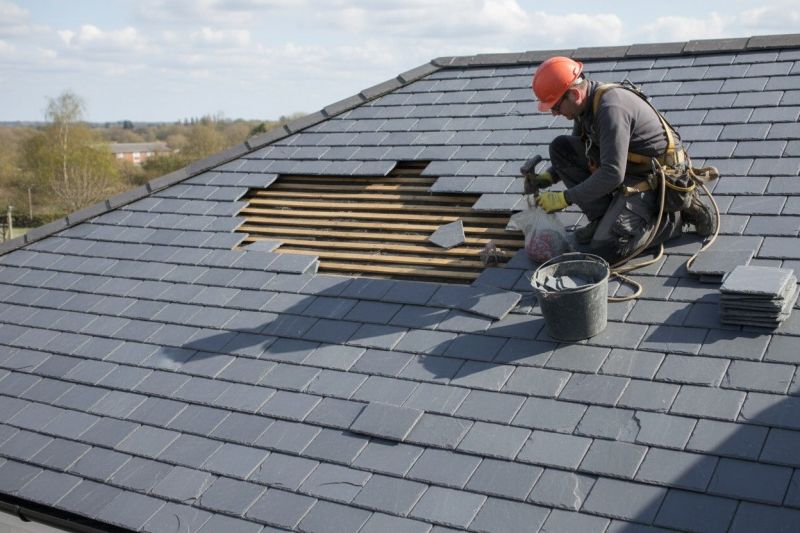 Slate Roof Repair in Montville, OH