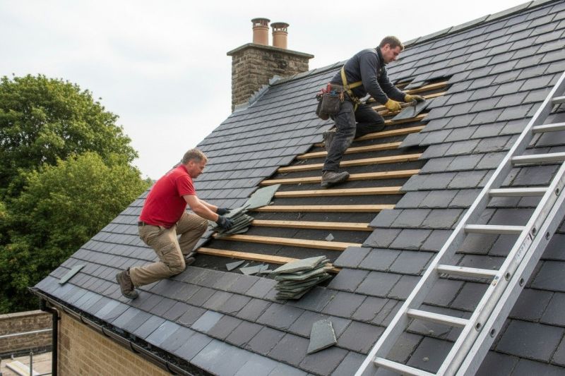 Slate Roof Repair in Montville, OH