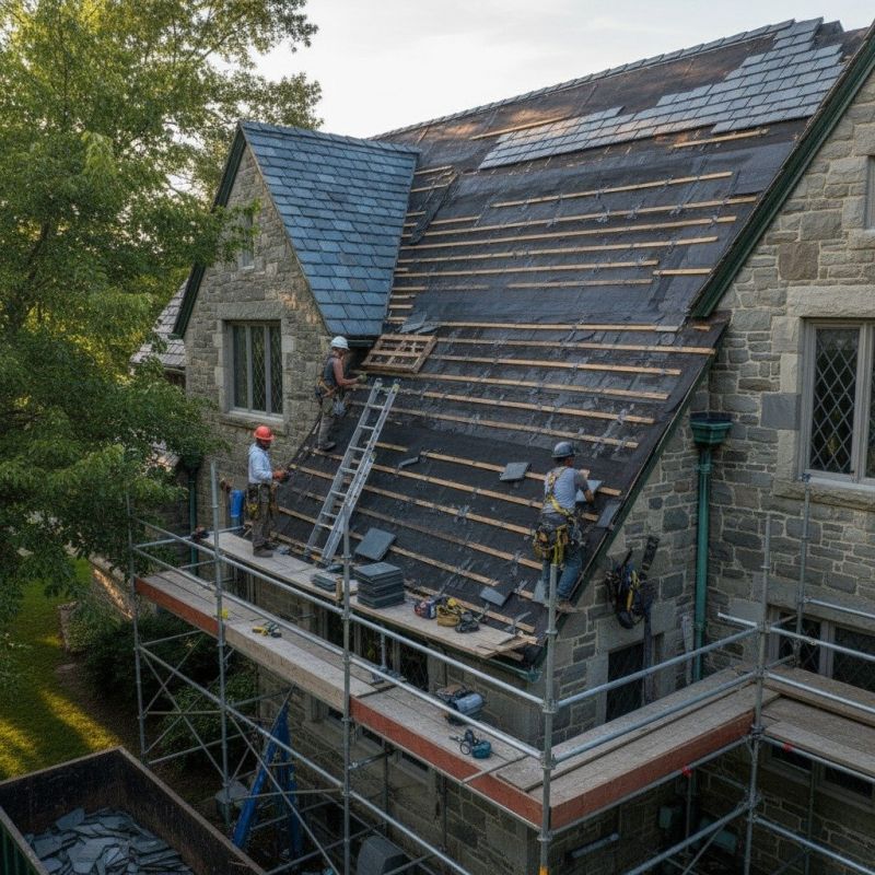 Slate Roof Replacement in Solon, OH