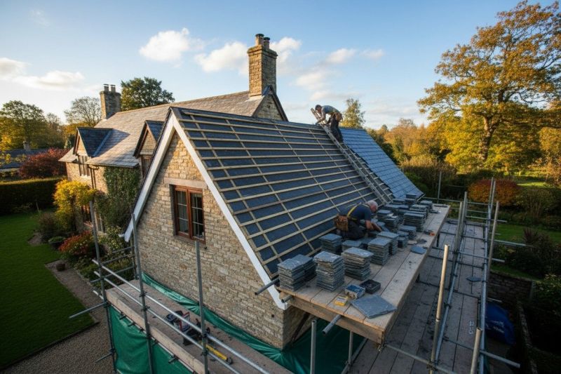 Slate Roof Replacement in Wickliffe, OH