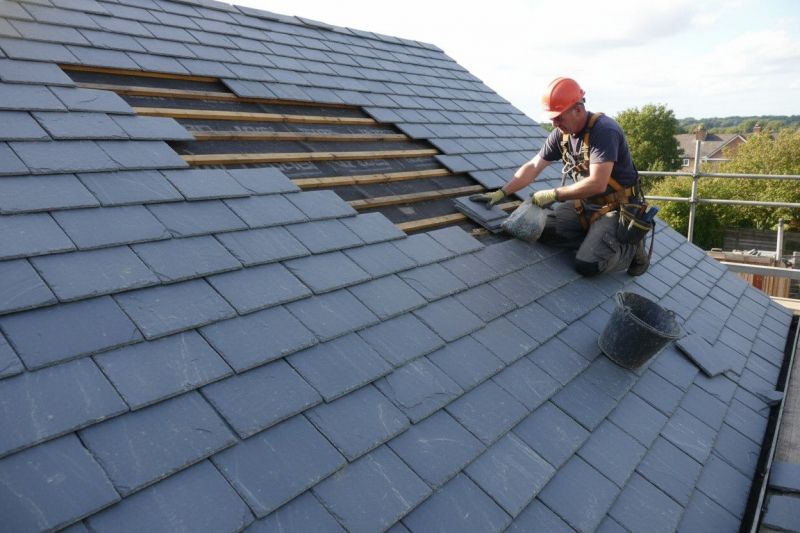 Slate Shingle Replacement in Lake County, OH