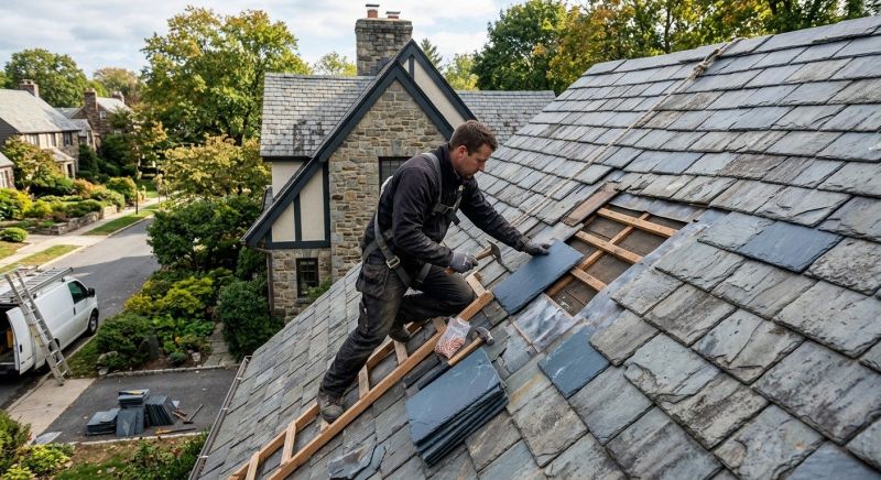 Slate Shingles Repair in Beachwood, OH