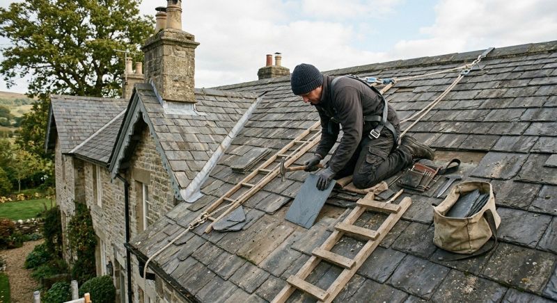 Slate Shingles Repair in Chardon, OH
