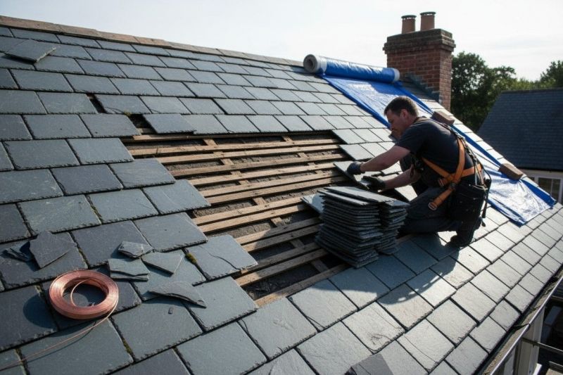 Slate Shingles Repair in Lake County, OH