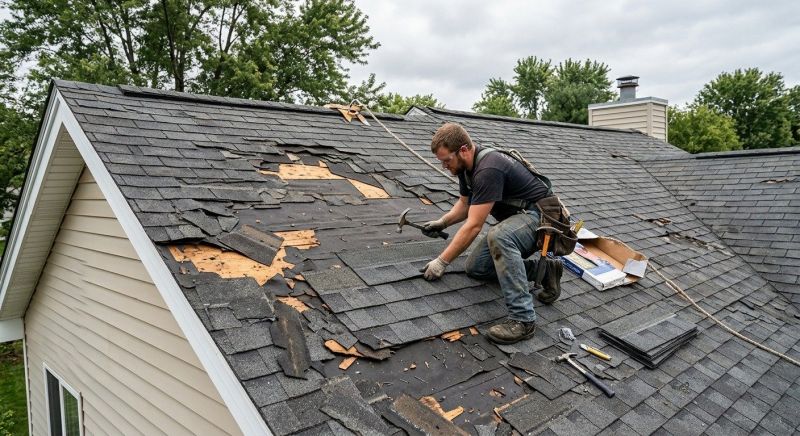 Storm Damage Roof Repair in Chagrin Falls, OH