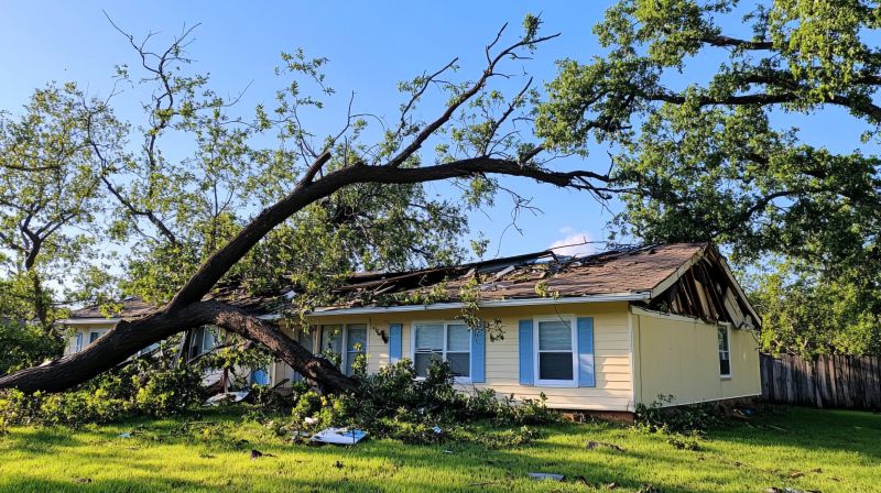 Storm Damage Roof Repair in Montville, OH