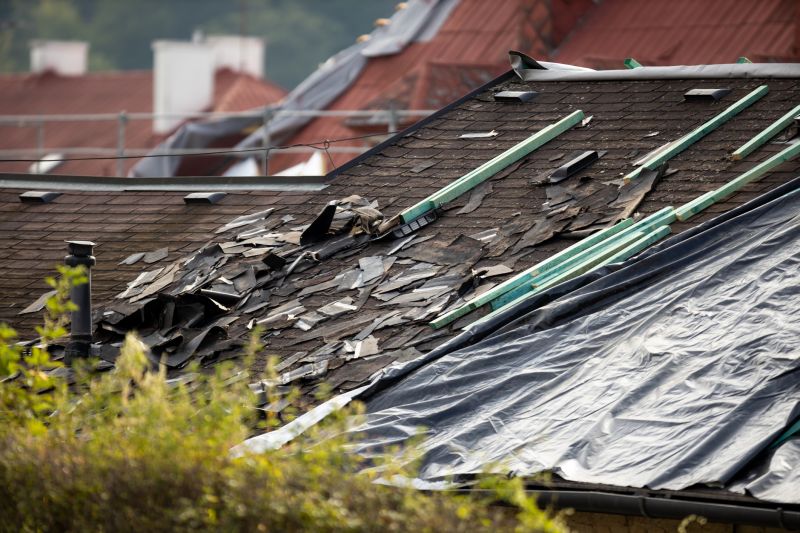 Storm Damage Roof Tarping in Lake County, OH