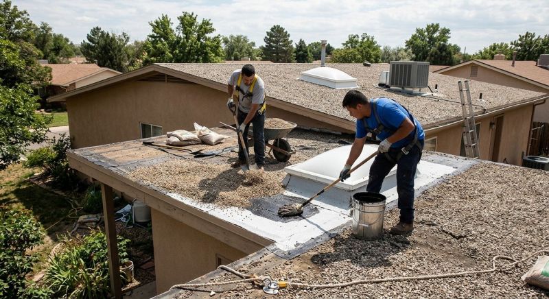 Tar And Gravel Roof Repair in Montville, OH