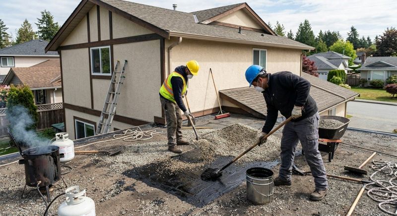 Tar And Gravel Roof Repair in Newbury, OH