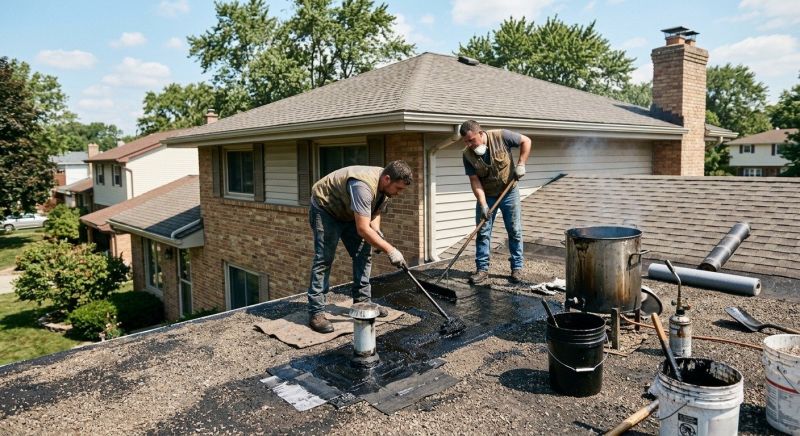Tar Roof Repair in Bedford, OH