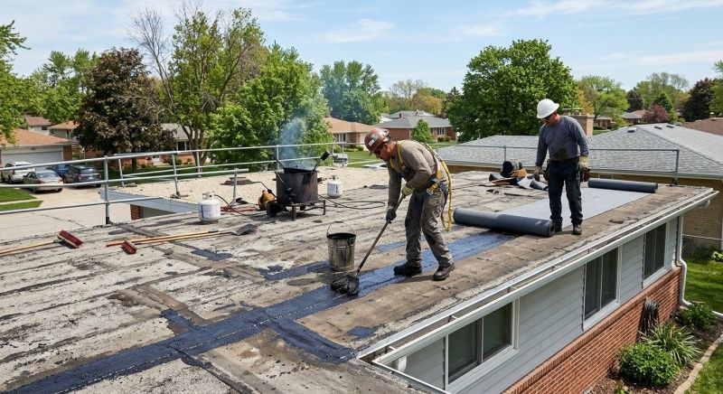 Tar Roofing Repair in Lake County, OH
