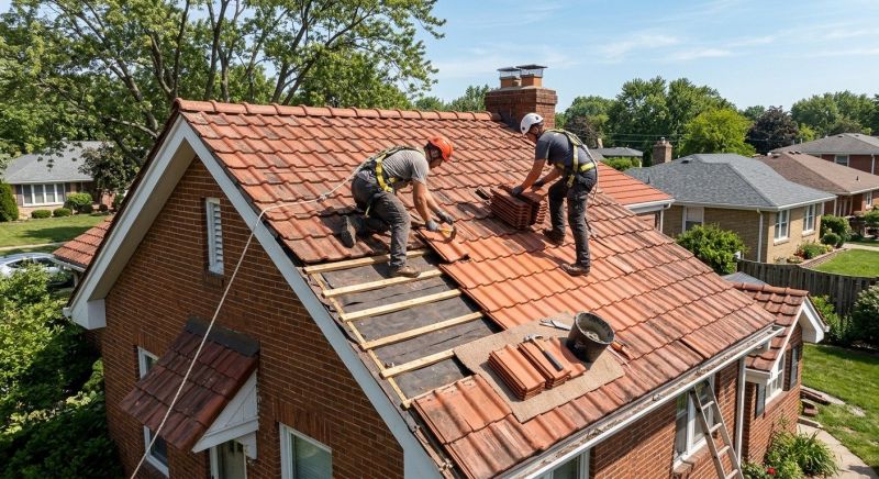 Tile Roof Repair in Geauga County, OH