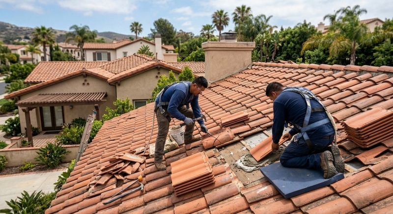 Tile Roof Repair in Madison, OH