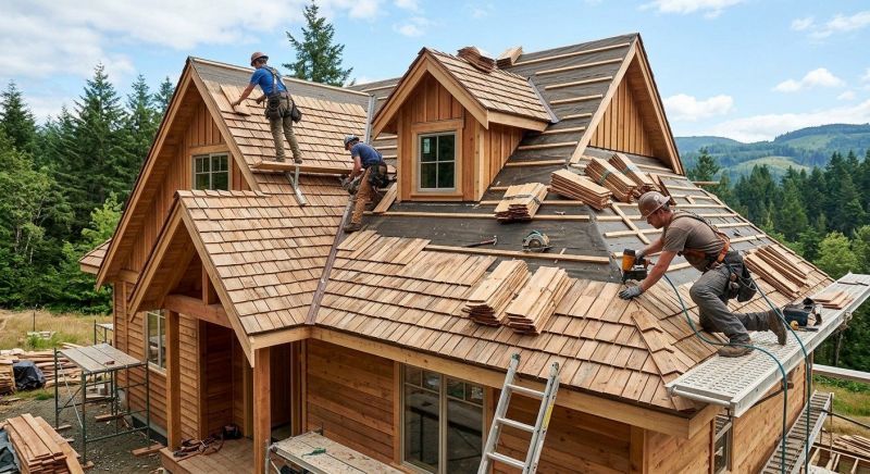 Wood Roofing Installation in Chesterland, OH