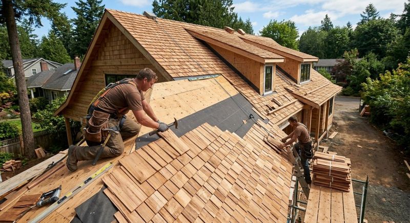 Wood Roofing Installation in Newbury, OH