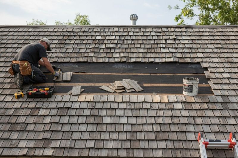 Wood Shake Roof Repair in Eastlake, OH