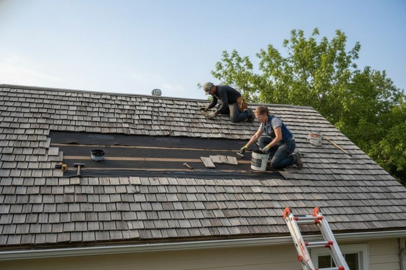 Wood Shake Roof Repair in Geneva, OH