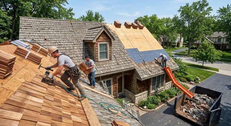 Wood Shake Roof Replacement in Solon, OH
