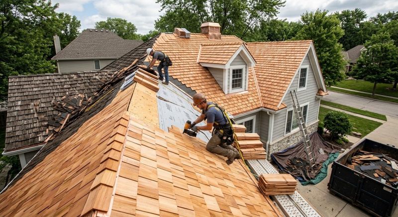 Wood Shingle Roof Replacement in Lake County, OH