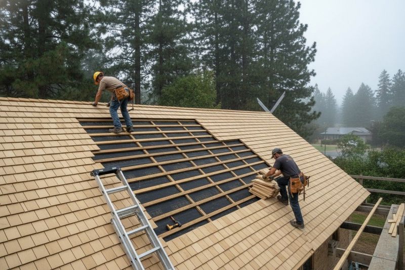 Wood Shingles Repair in Montville, OH